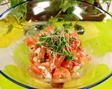 トマト☆カッテージチーズ☆簡単サラダ作り方3写真
