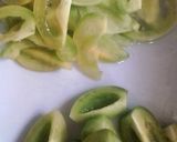 青トマトのカレーピクルス作り方1写真