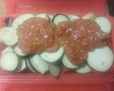 ルクエでなすじゃがチーズミートソース焼き作り方4写真