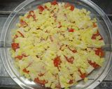 切って並べて、豆腐とトマトのオーブン焼き作り方3写真