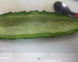苦味を押さえた♪ゴーヤのツナサラダ作り方1写真