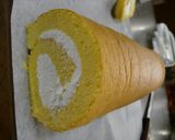 ココナッツパインロールケーキ作り方7写真