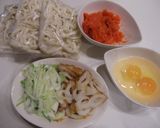 めんたい☆あんかけうどん作り方1写真