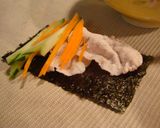 ポイントは海苔☆我が家の手巻き冷しゃぶ作り方3写真