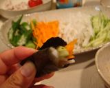 ポイントは海苔☆我が家の手巻き冷しゃぶ作り方4写真