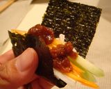ポイントは海苔☆我が家の手巻き冷しゃぶ作り方5写真