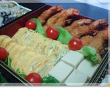 運動会弁当に♪うずら目玉のせハンバーグ作り方9写真