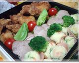 運動会弁当に♪うずら目玉のせハンバーグ作り方8写真