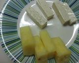 クリームチーズとパインの生ハム巻き作り方1写真
