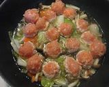 クリームチーズ鶏団子のスープ煮作り方6写真