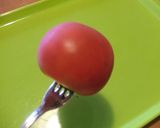 超薄切りトマトのサラダ☆作り方1写真