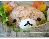 ＊キャラ弁＊　リラックマ弁当作り方1写真