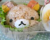 ＊キャラ弁＊　リラックマ弁当作り方4写真