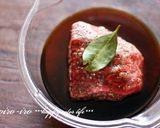 レンジde焼かない味付きローストビーフ♪作り方3写真