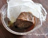 レンジde焼かない味付きローストビーフ♪作り方5写真