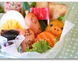 ＊キャラ弁＊　リラックマ弁当作り方5写真