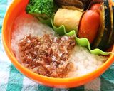 ＊キャラ弁＊　ふわふわブーフのお弁当♪作り方1写真