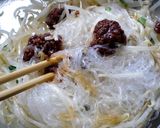 モヤシと春雨の肉味噌和え作り方3写真