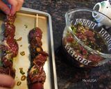 カルビの串焼き（アウトドア料理）作り方3写真