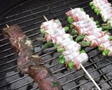 カルビの串焼き（アウトドア料理）作り方4写真