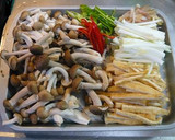 油揚げ・シメジ＆ミョウガ・白髪ネギ炒め作り方1写真