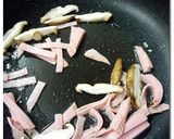 和風 ♪ 紫蘇明太スパゲティー ♪作り方3写真
