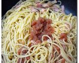 和風 ♪ 紫蘇明太スパゲティー ♪作り方5写真
