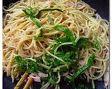 和風 ♪ 紫蘇明太スパゲティー ♪作り方6写真