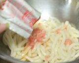 ずぼら♪市販ソースで明太たらこうどん♪作り方3写真