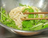 ずぼら♪市販ソースで明太たらこうどん♪作り方4写真