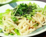 ずぼら♪市販ソースで明太たらこうどん♪作り方5写真