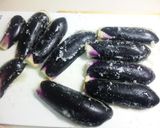 茄子の梅はさみ作り方1写真