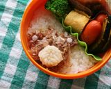＊キャラ弁＊　ふわふわブーフのお弁当♪作り方6写真