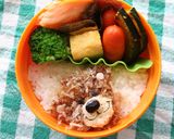 ＊キャラ弁＊　ふわふわブーフのお弁当♪作り方8写真
