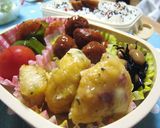 簡単♬チキンナゲットのハーブチーズ絡め❤作り方5写真