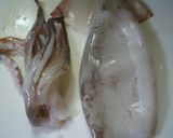 イカとミニトマトの生姜醤油和え作り方1写真