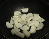 山芋と豚肉のオイスターソース炒め作り方3写真
