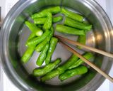 博多小料理屋の一品✿ししとうの煮びたし作り方2写真