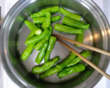 博多小料理屋の一品✿ししとうの煮びたし作り方2写真
