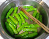 博多小料理屋の一品✿ししとうの煮びたし作り方3写真