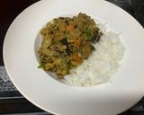 夏野菜のドライカレー作り方5写真