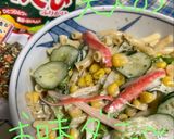 うちの味❣ふりかけで作るマカロニサラダ❣作り方125写真