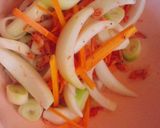 薄衣のサクサクかき揚げ♪作り方1写真