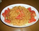 キャベツでパリッと麺サラダ作り方3写真