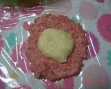 ポテトサラダinハンバーグ作り方4写真
