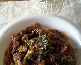 野菜たっぷりハシュドビーフ風スパゲティ作り方15写真