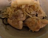 鶏肉と蓮根の酢醤油炒め煮バター風味作り方7写真