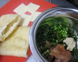 油あげの明太ねぎマヨチーズ焼き作り方1写真