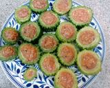 ごまいっぱい!ゴ-ヤ肉詰め作り方3写真