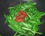 味が決まる！具のソース肉味噌風ニラたま作り方3写真